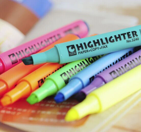 

1pcst syringe kawaii Highlighter pen Fluorescent Marker pen Luminescent pen Stationery Office School supplies OWT022