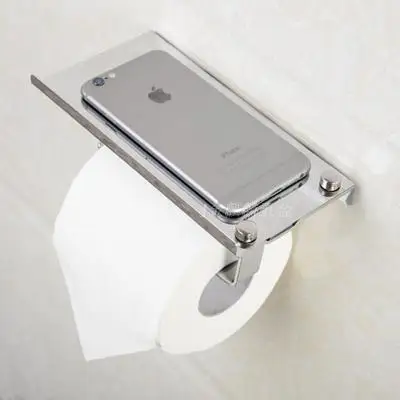 Нержавеющей стали ванной туалет держатель туалетной бумаги дозатор настенное