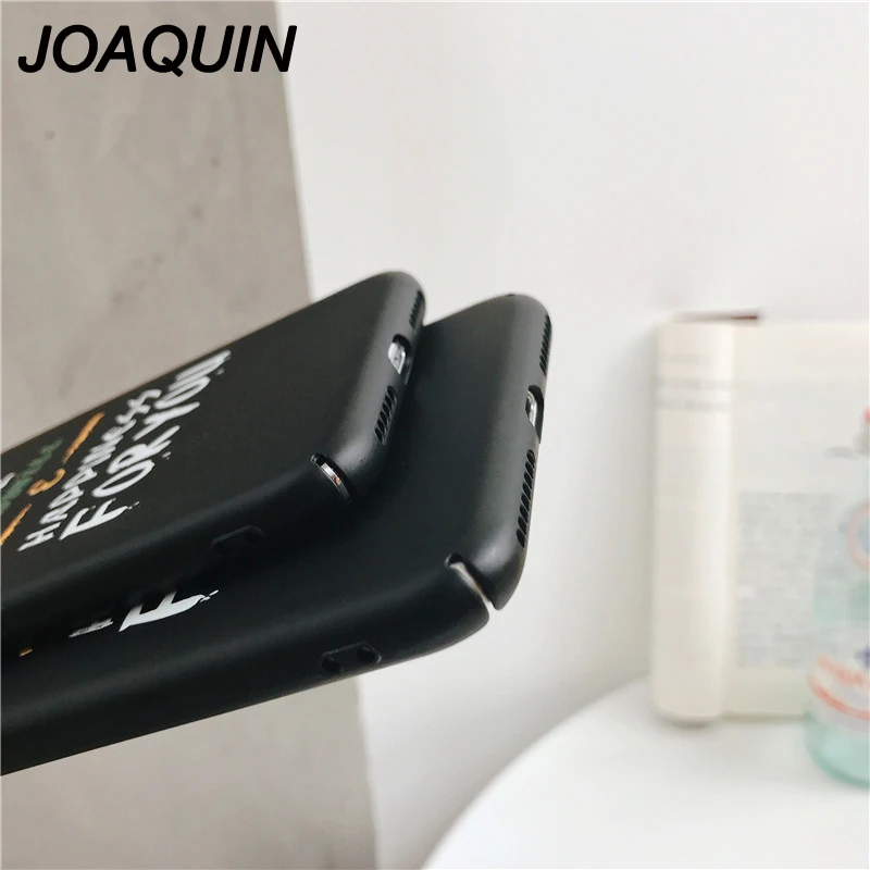 Модные черные чехлы для телефонов с надписью Peace goodwill iPhone 6 6S 7 8 Plus X Матовая