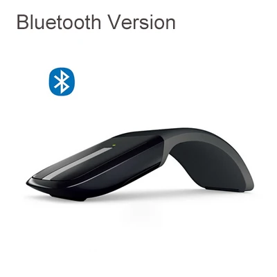 Black Bluetooth Беспроводные мыши Bluetooth складная мышь для microsoft Arc 2 поколения Bluetooth мышь Складная для USB 2,4G - Цвет: Black Bluetooth