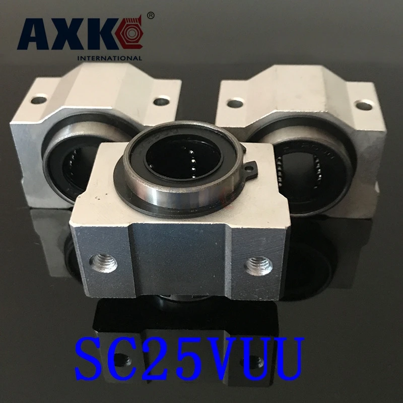 Детали для фрезерного станка с ЧПУ 2 шт. Sc25vuu Scv25uu Sc25v 25 мм Корпус линейного
