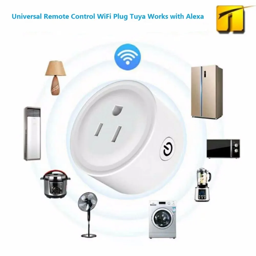 WiFi Socket Wireless Smart Plug Mini Outlet works with Alexa Google Home IFTTT Remote Control Timing Function No Hub Required |