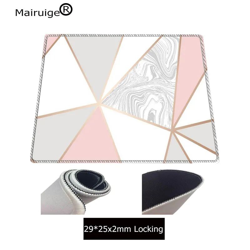 Mairuige, 900x400 мм, розовый, золотой, мраморный коврик для клавиатуры, резиновый игровой большой коврик для мыши, декоративный Настольный игровой коврик для мыши