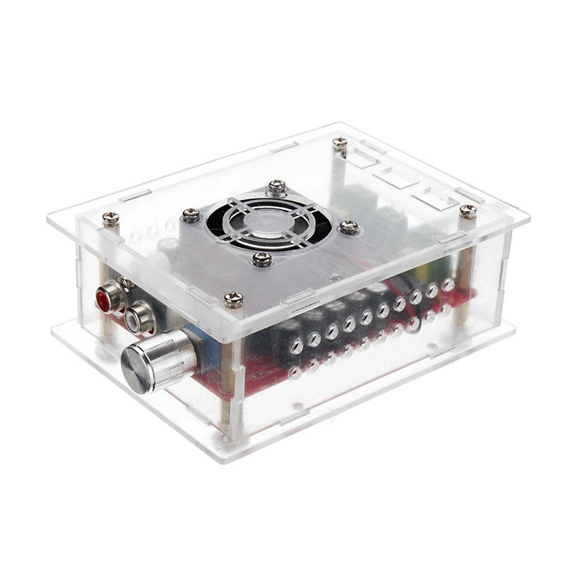 DIY DC 12V до 34V TDA7498 высокой мощности Цифровой усилитель доска 2X100W автомобильный