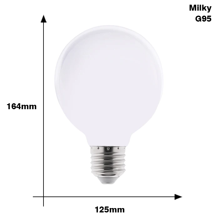 G125 LED Bulb Lamp E27 AC 220V 110V 85-265V G80 G95 G125 Ampoule Lampada LED Light Bulb Bombilla Lamp Cold/Warm White For Chandelier - Испускаемый цвет: G125