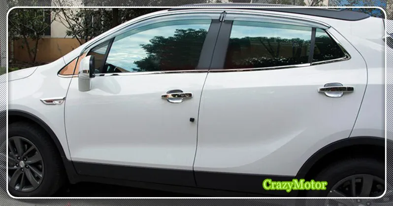 Для Vauxhall Opel Mokka 2013 2019 оконный козырек Vent Shades Защита от солнца и дождя дефлекторы