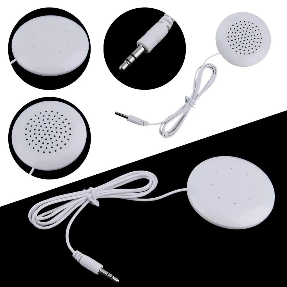 Лидер продаж популярный портативный мини динамик 3 5 мм цвет белый для MP3 MP4 CD iPod