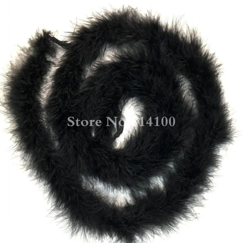2 м/лот боа из пера индейки лента перьев пушистое Ремесло Украшение Chandelle перо