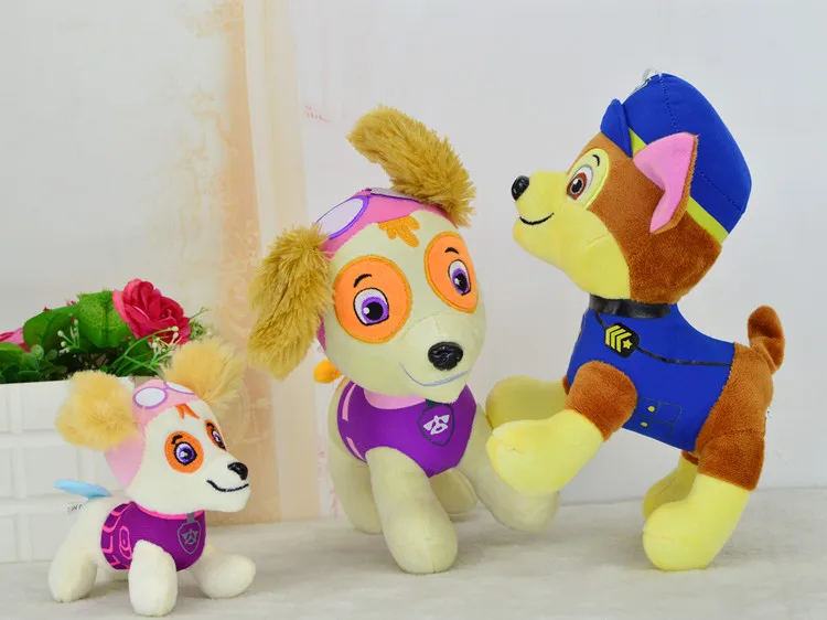 1 шт. 20 см собак Щенячий патруль Игрушки русская кукла аниме фигурки автомобиль