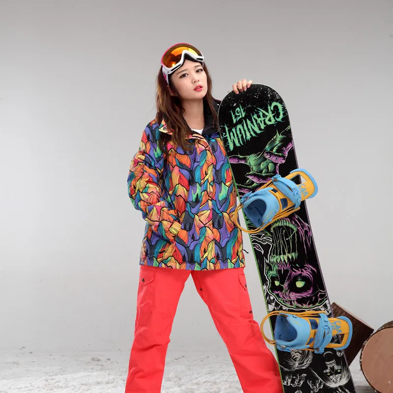 Gsou Snow лыжный костюм Корейских вентилятор зимой на открытом воздухе