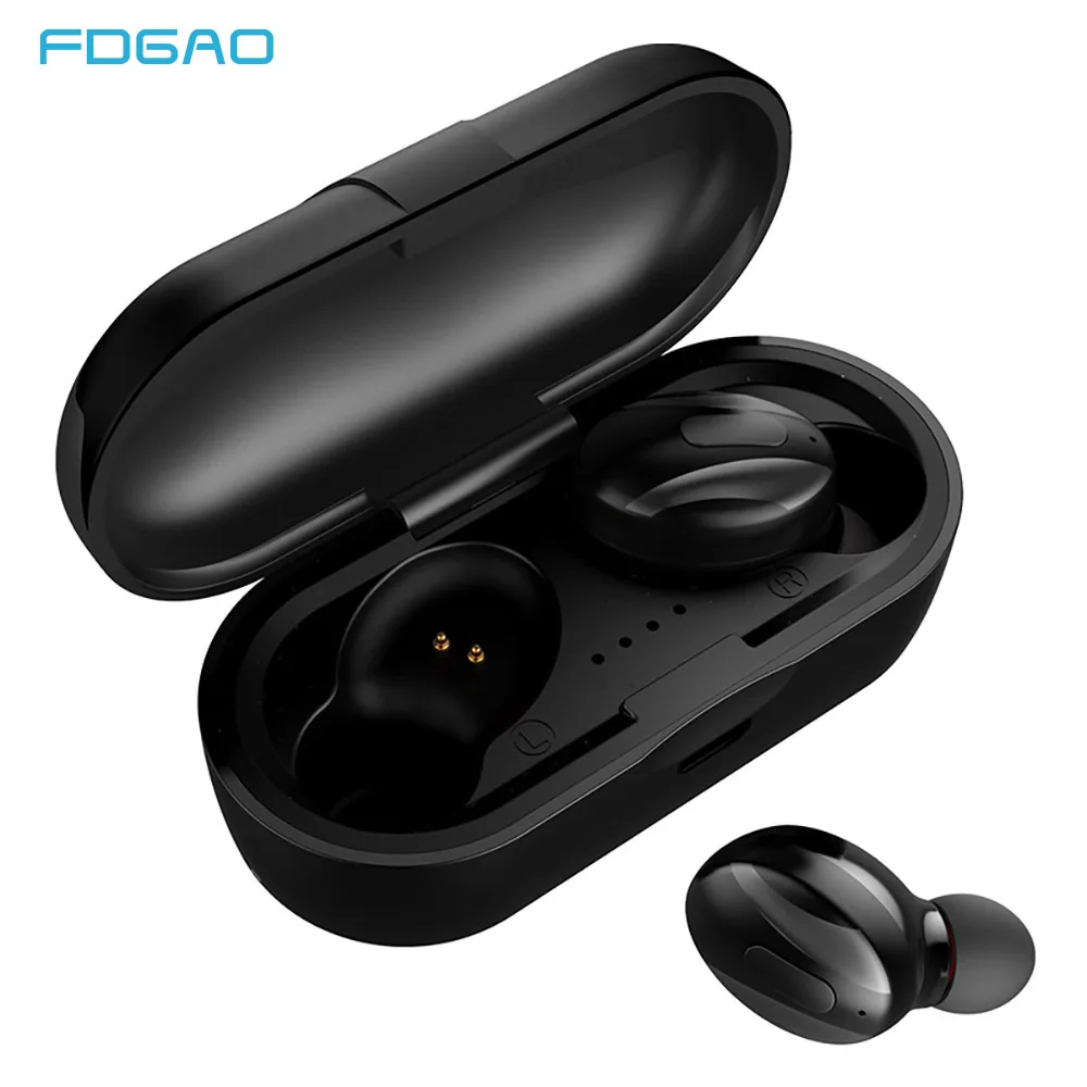 TWS Bluetooth наушники 5 0 Беспроводные с басами спортивные водонепроницаемые Стерео