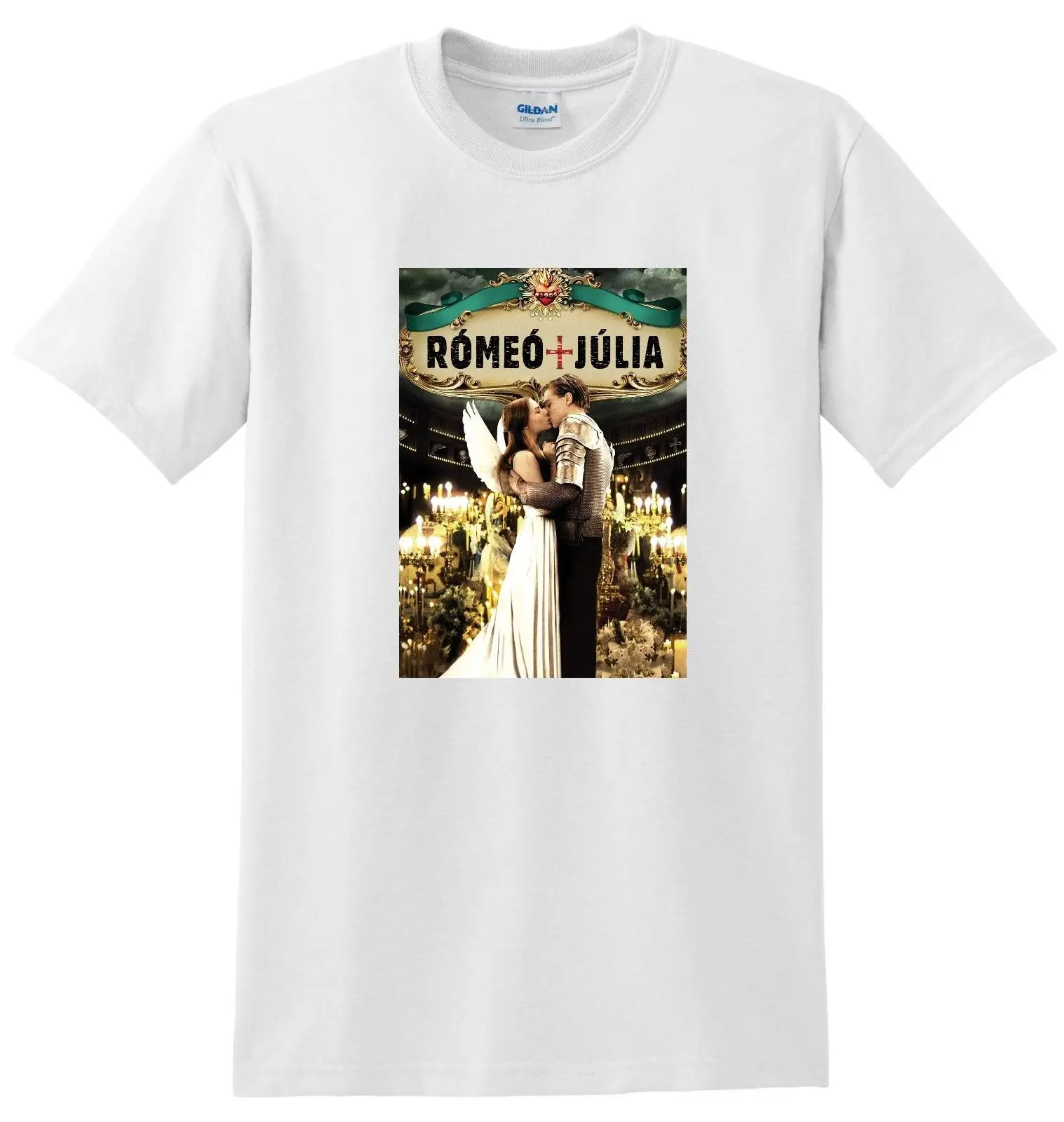 Romeo &amp Juliet футболка фильм 1996 Голливуд Бесплатная доставка 100% хлопок короткий
