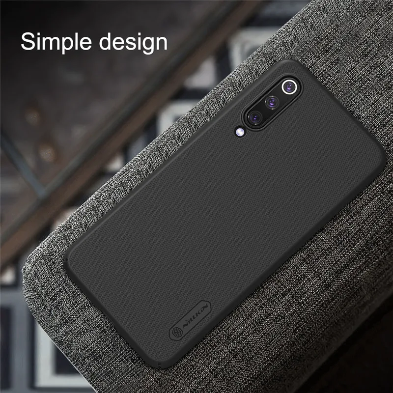 Nillkin Super Frosted Shield Case для Xiaomi MI 9 SE 9SE Ultra Thin Matte PC Hard Cover Стильный дизайн с точками.
