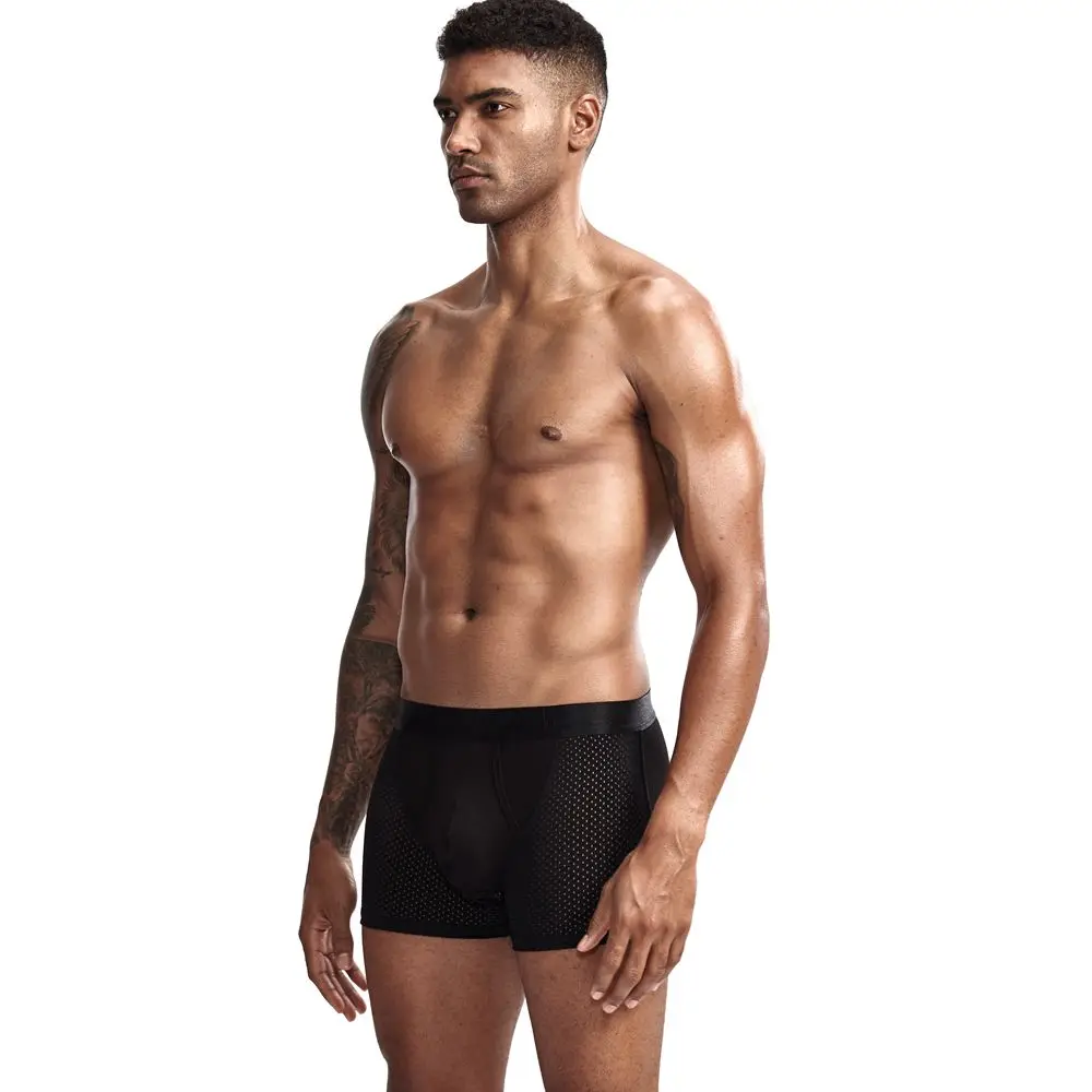 JOCKMAIL, модальное Сетчатое сексуальное мужское нижнее белье, боксерские шорты, Мошонка, уход за мошонкой, Капсульная функция, молодежное здоровье, Сеульское Выпуклое разделение, боксеры для геев