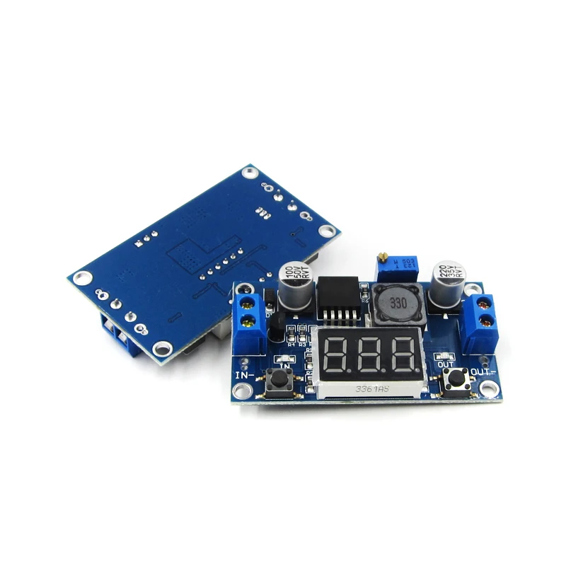 Регулируемый понижающий модуль питания LM2596 постоянного тока от 4 0 до 40 1 3 37 в +