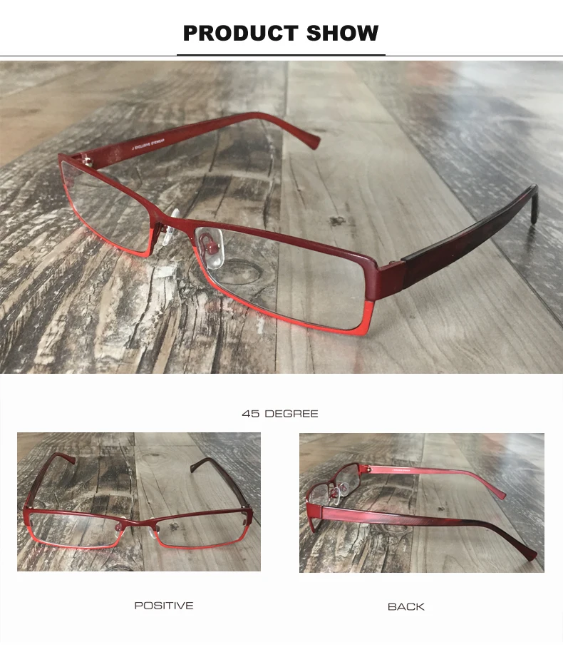 optical glasses frame women red color myopia glasses square clear glasses spectacle frames full rim prescription eyewear frame