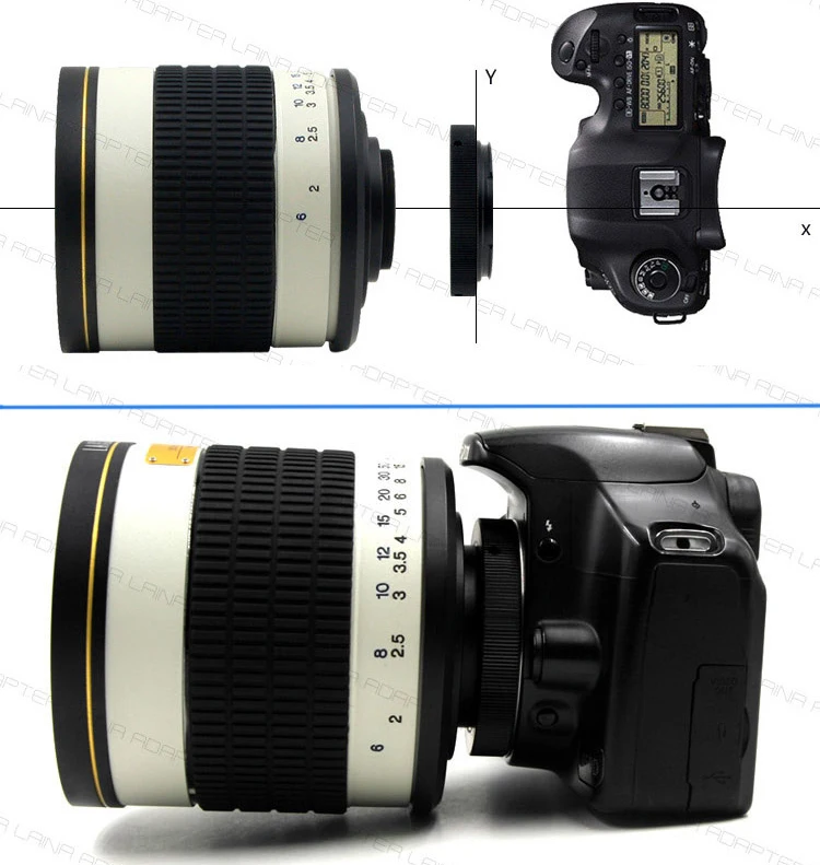 T2 объектив для Canon EOS EF крепление переходное кольцо 750D 5D II 7D 650D 70D 60D камеры |