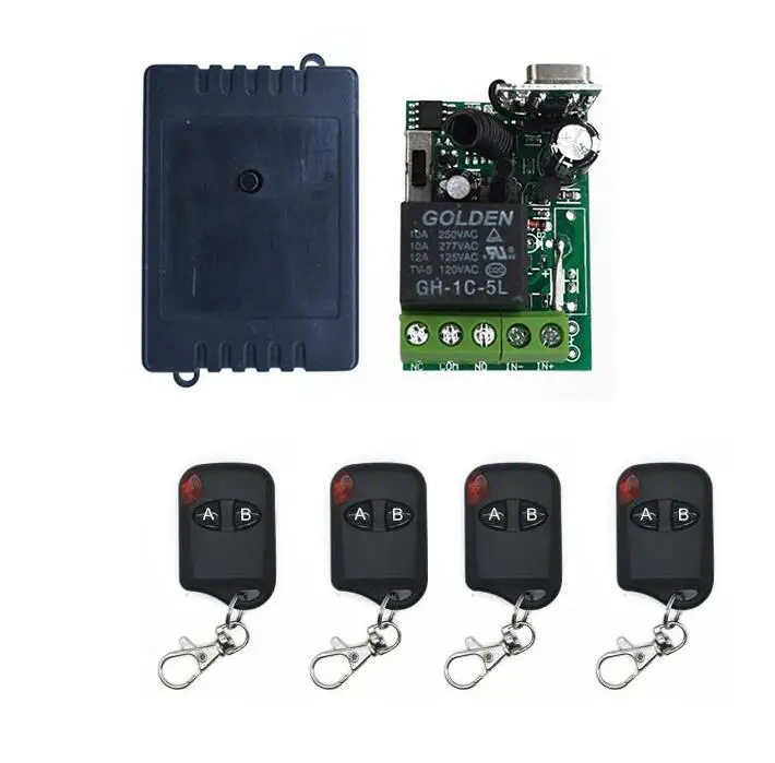 DC5V 1 ch рабочее напряжение дистанционный переключатель 5V 10A реле Мини беспроводной
