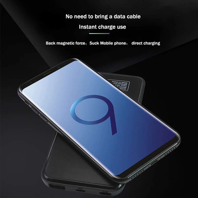 Для samsung Galaxy Note 9 8 магнитный беспроводной зарядный стеклянный чехол для телефона