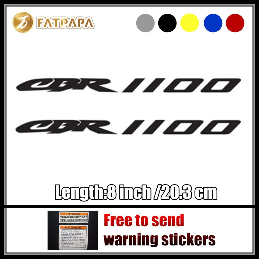 

Мотоцикл Велосипед топливный бак колеса обтекатель ноутбук багаж шлем мото наклейки для Honda CBR 1100 CBR1100
