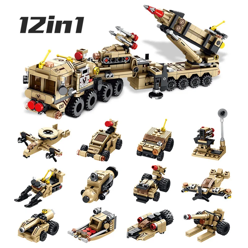 12-в-1 деформация совместима с Lego маленькие частицы собранные строительные блоки