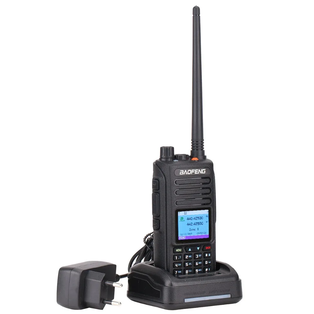 Портативная рация Baofeng DM 1702 (GPS) 2 шт. VHF UHF два диапазона DMR слота времени 1 и цифровая