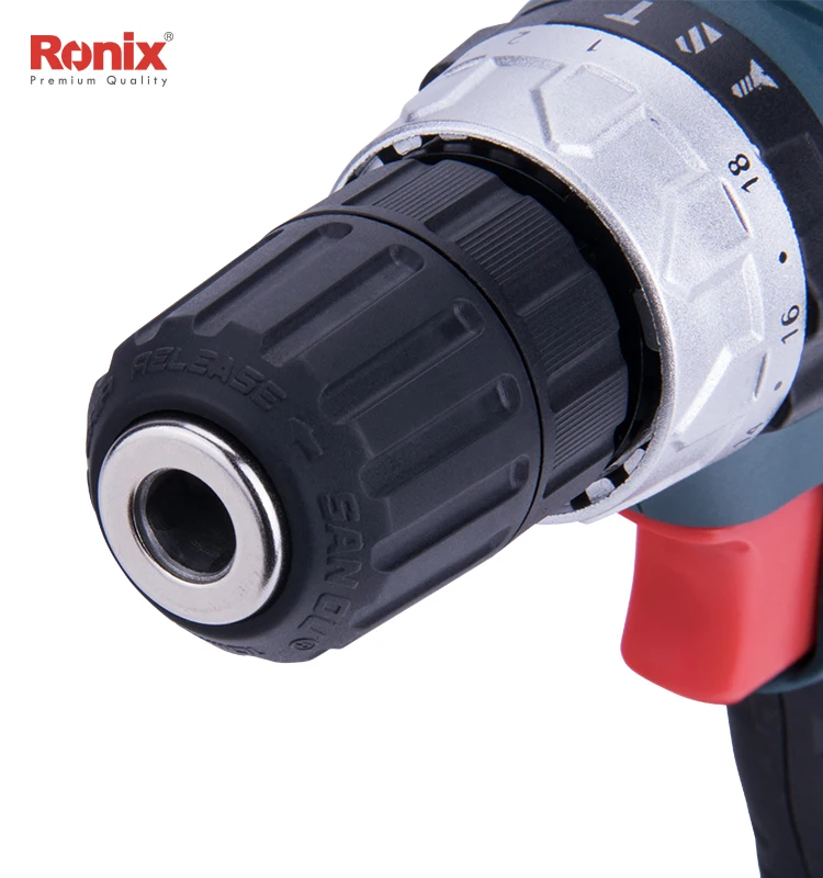 Ronix Новинка 18В 1.5A шуруповерт дрель две батареи с функцией Impcat BMC коробка модель