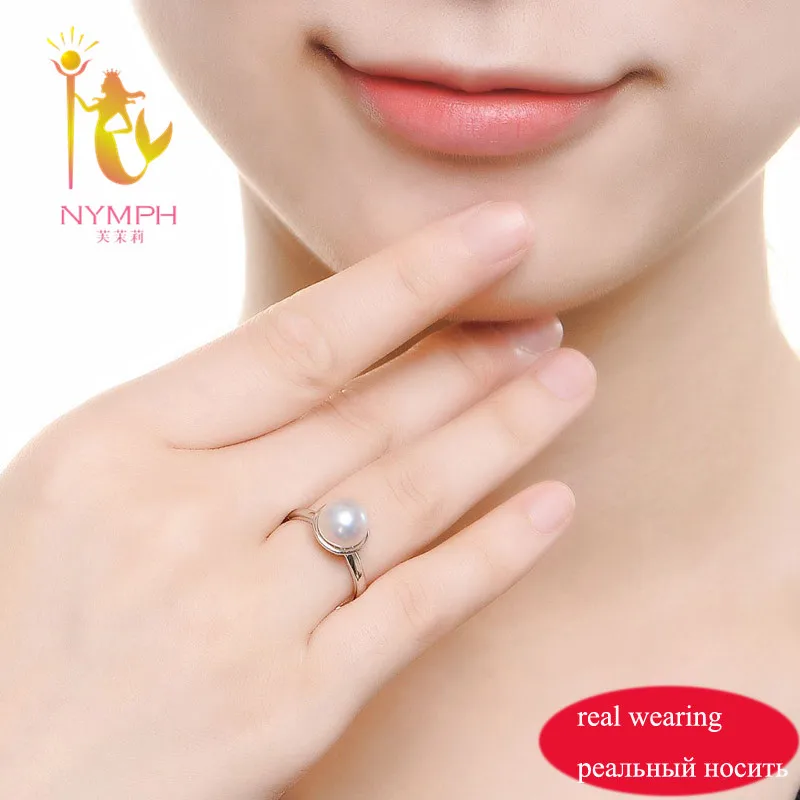 Женское жемчужное кольцо NYMPH из натурального белого жемчуга для вечеринок|ring