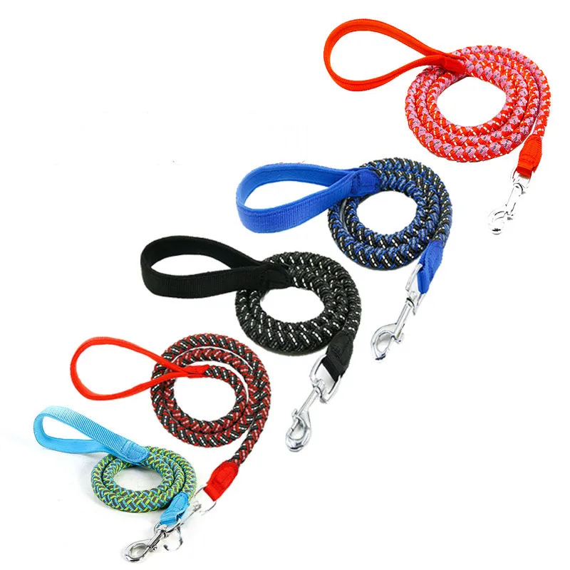 Стандартные поводки для домашних животных двухцветные нейлоновые с
