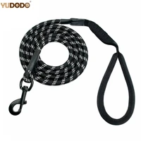 nylon reflective dog leash pet training leashes safety 6ft long mountain climbing rope dog lead for small medium large dogs