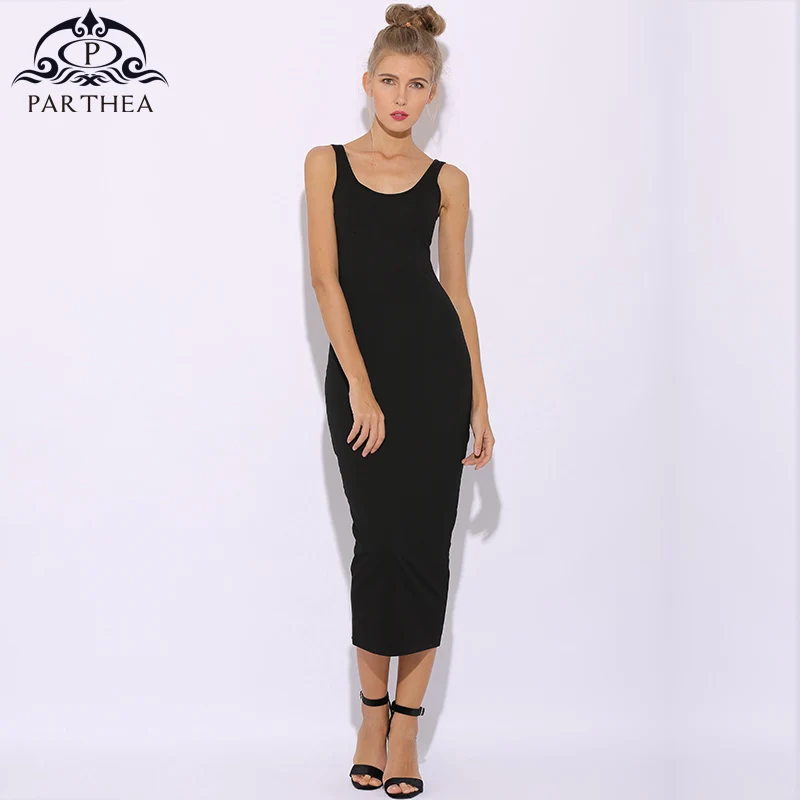 Женское длинное двухслойное платье Parthea повседневное хлопковое модельное