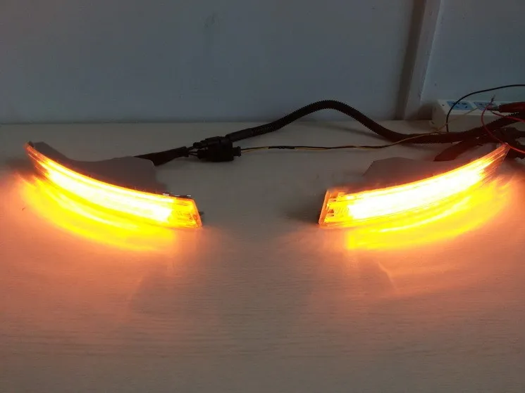 Новое поступление, LED ДХО для VW Passat B6, очень яркие дневные ходовые огни с функцией поворотника и автоматическим выключением/притуханием+ выключатель