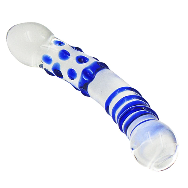 Двойной стеклянный фаллоимитатор вибратор Анальный длинные женские