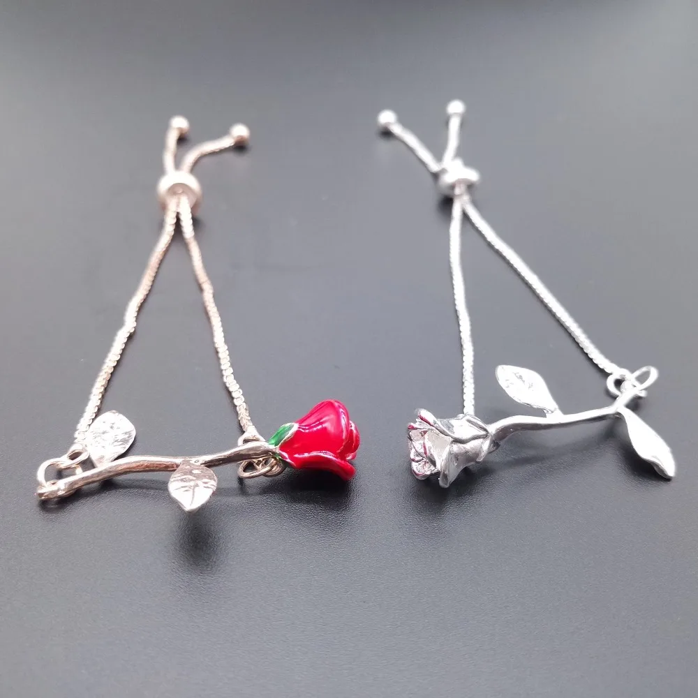 1 шт. изысканный розовый кулон золотого и серебряного цвета браслеты Модные