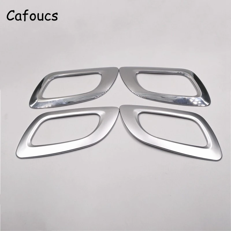 Cafoucs Серебристая фоторамка для Citroen C4 C4L 2010 2016 внутренняя отделка ручек|citroen c4