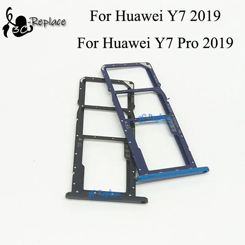 For Huawei Y7 2019 / Prime Pro Sim Tray Micro SD Card Holder Slot Parts Adapter | Мобильные телефоны и аксессуары