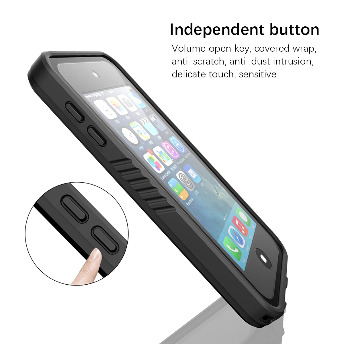For Apple iPod Touch 7 IP68 Waterproof Case 360 Degree Protection Dropproof Shockproof Diving Shell for 5 6 Underwater | Мобильные