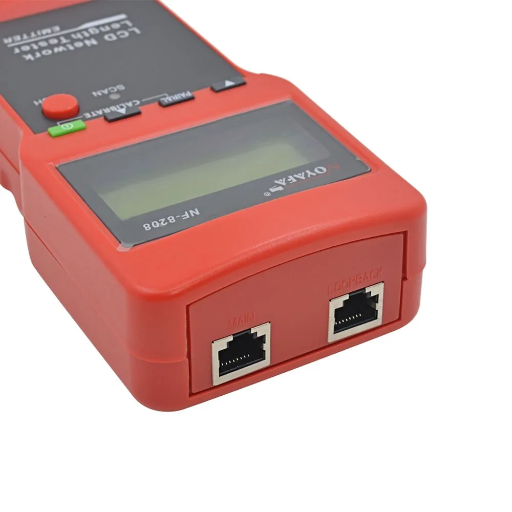 NOYAFA NF-8208 Ethernet LAN Сетевой кабель тестер диагностики Tone Tracer UTP STP RJ45 провода трекер с ЖК-дисплеем NF8208 оригинальная посылка