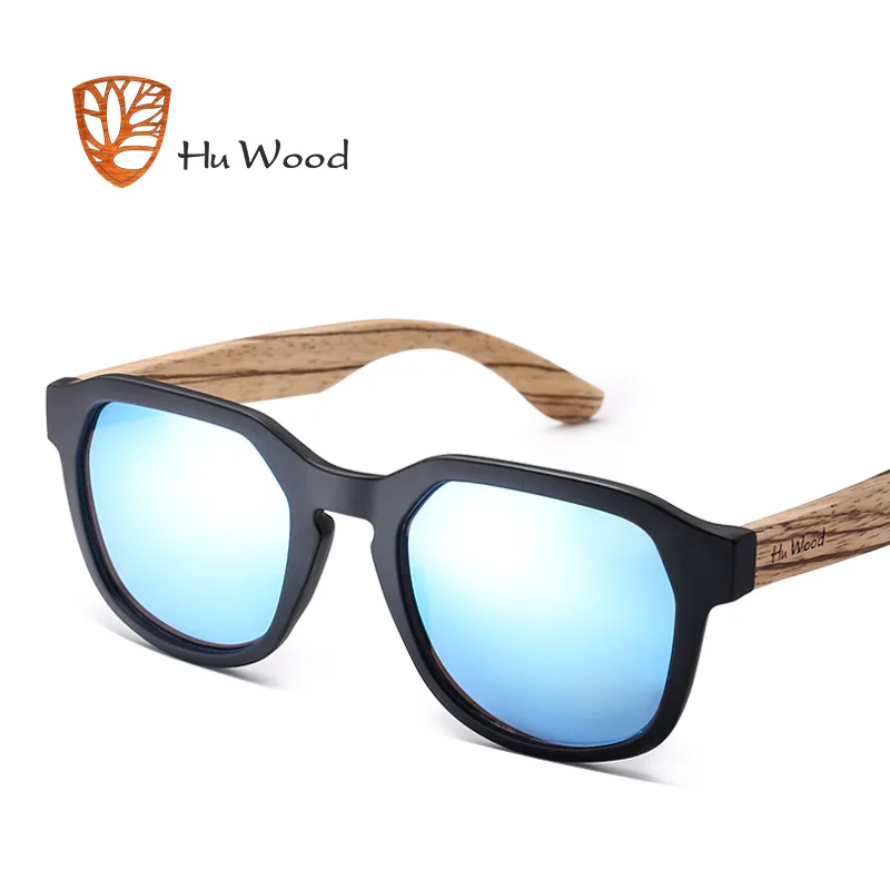Мужские солнцезащитные очки HU WOOD 2018 с градиентными линзами мужские Wo деревянные