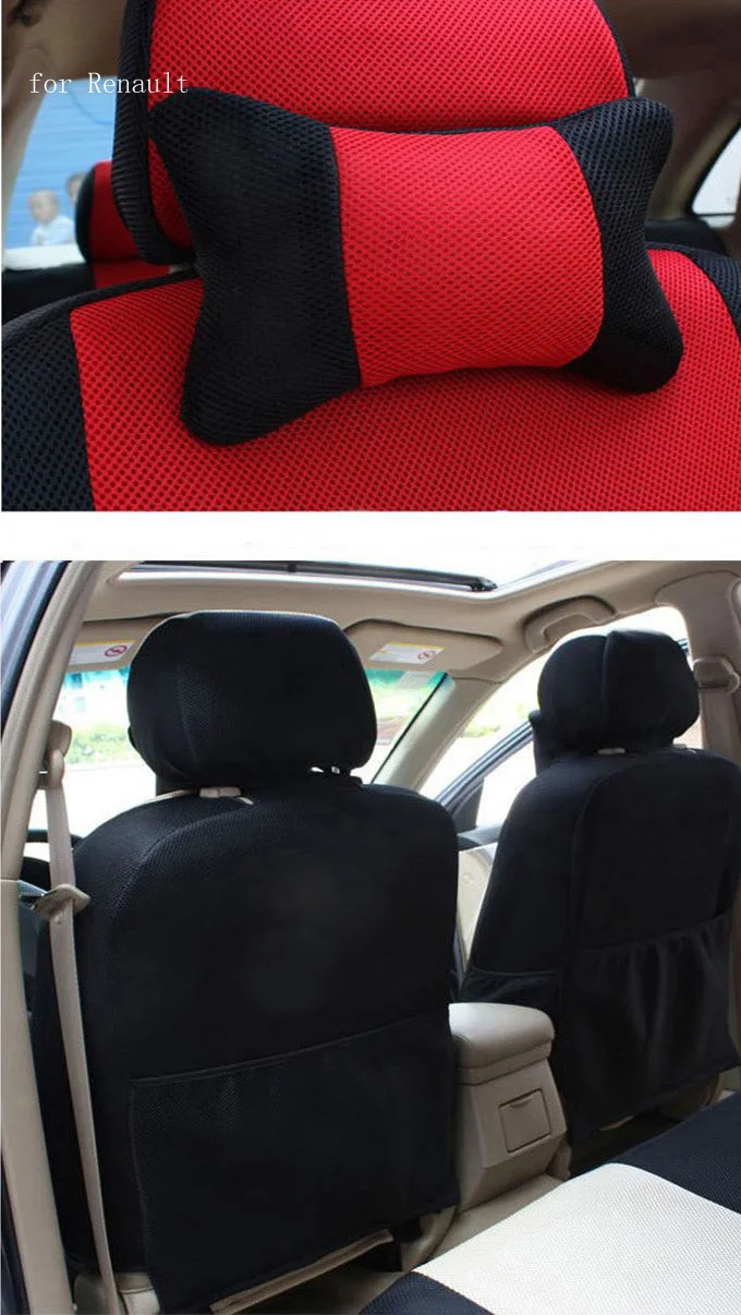 front 2 seat cover For Renault Fluence Latitude laguna red ventilate firm logo Car Seat Cover | Автомобили и мотоциклы