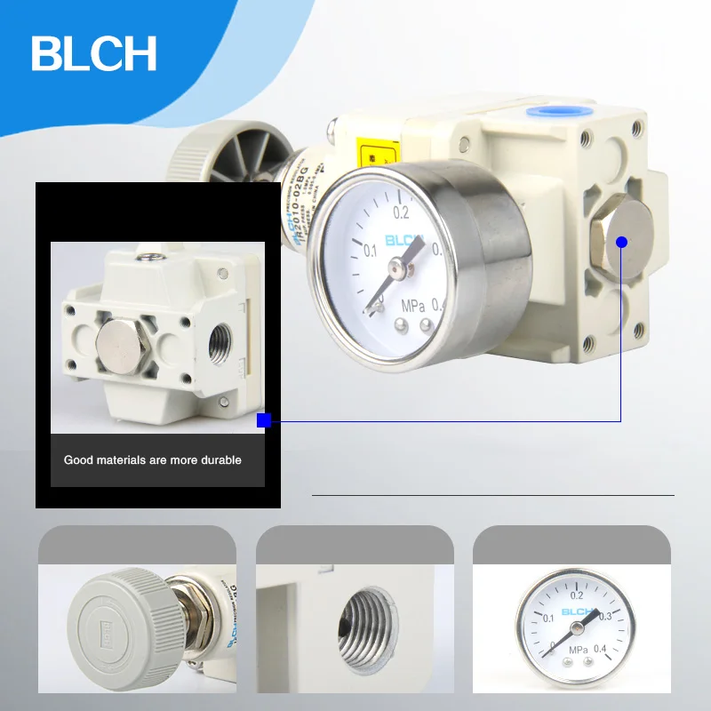 BLCH Пневматический воздушный процессор IR3000 высокоточный регулятор давления IR1000 Клапан снижения давления IR2000 включен