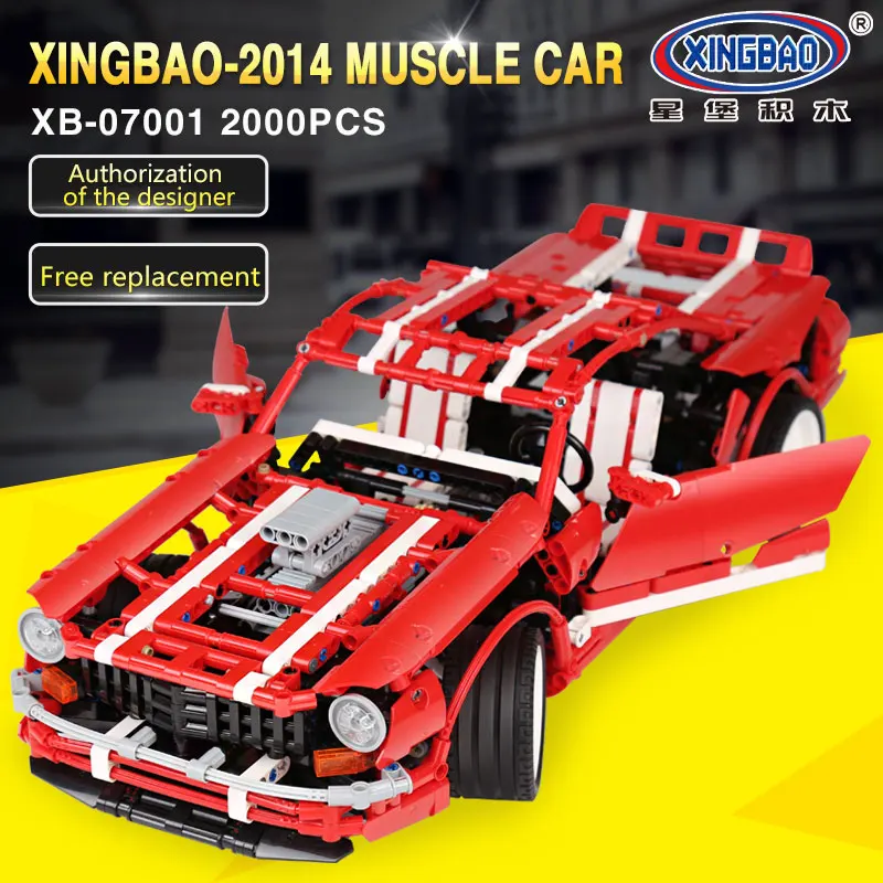 XingBao креативный городской автомобиль Racer MOC строительные блоки для детей сборный