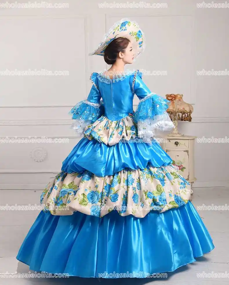 

HOT!! Global FreeShipping 18th Century Marie Antoinette Belle Gowns Rococo and Carnivale Gothic Dresses