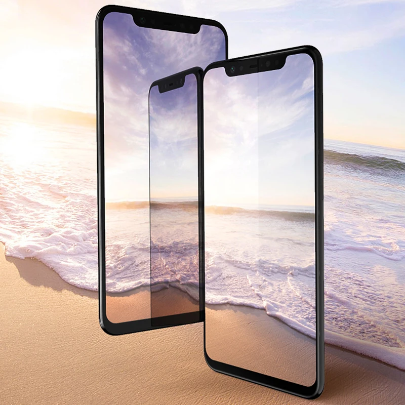 6D Полное покрытие экрана Закаленное стекло пленка для Xiaomi Mi 8 9 SE Защитная