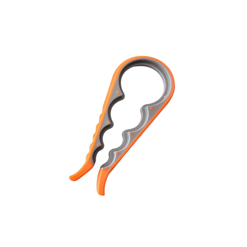 Orange Gray 4 в 1 форма тыквы удобный винт крышка банка стеклянная крышка бутылка с Закруткой вино пиво многофункциональная открывалка кухонный гаджет - Цвет: Orange Gray