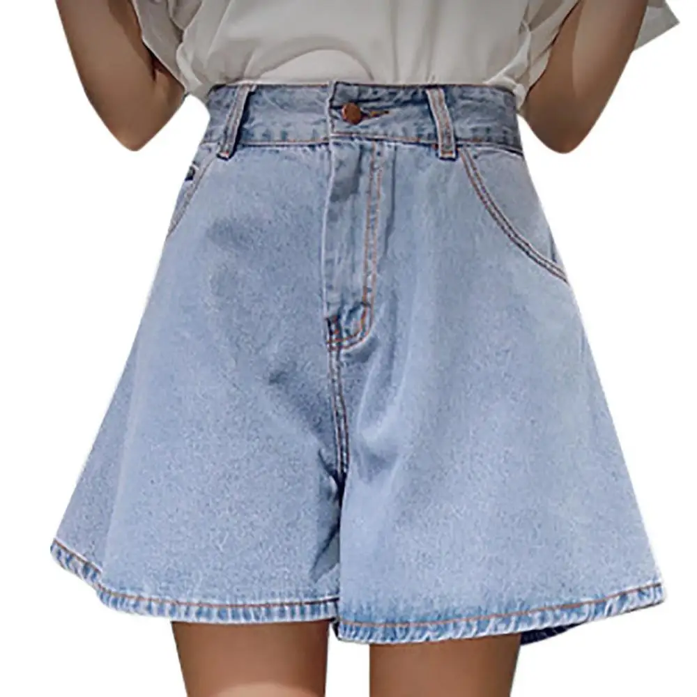 2019 одежда женские джинсы летние модные свободные с высокой талией и широкими