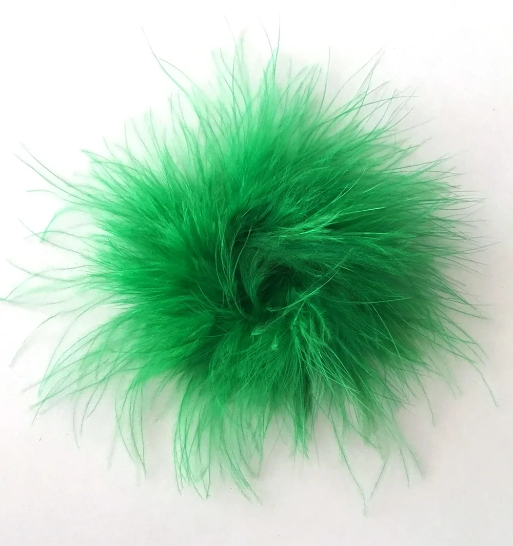 Модные аксессуары Marabou с перьями пышными цветами и круг из фетра для повязки на