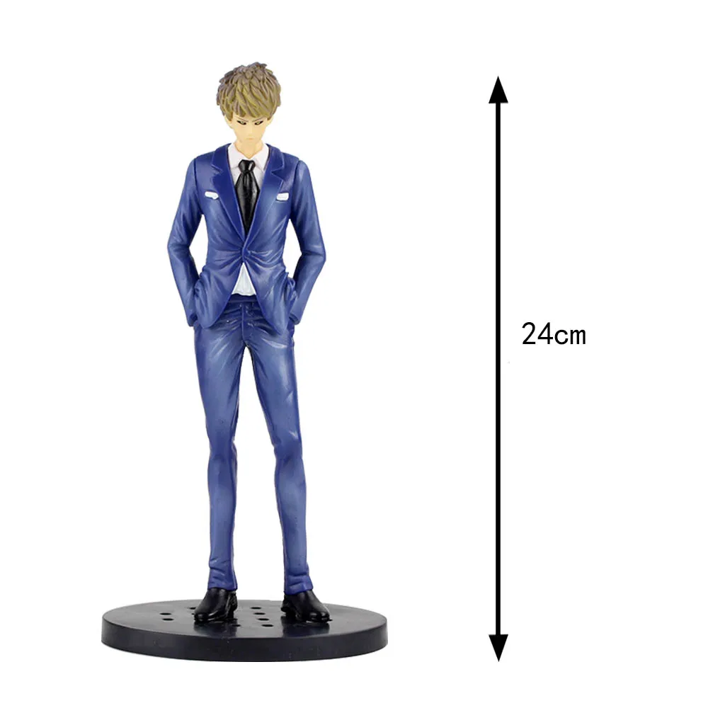 24cm opp bag 10 см/24 см аниме One Punch Man Saitama Sensei DXF Hero ПВХ фигурка Коллекционная модель игрушка подарок для детей - Цвет: 24cm opp bag