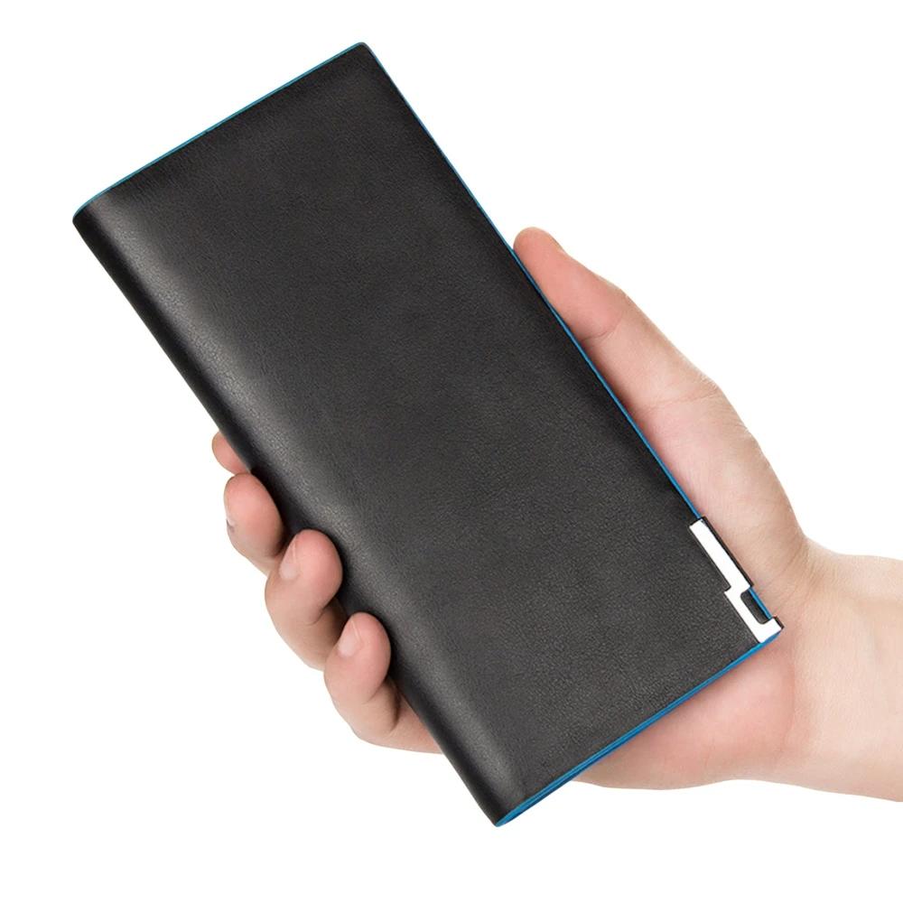 Деловые мужские кошельки Винтажный Длинный кошелек из искусственной кожи