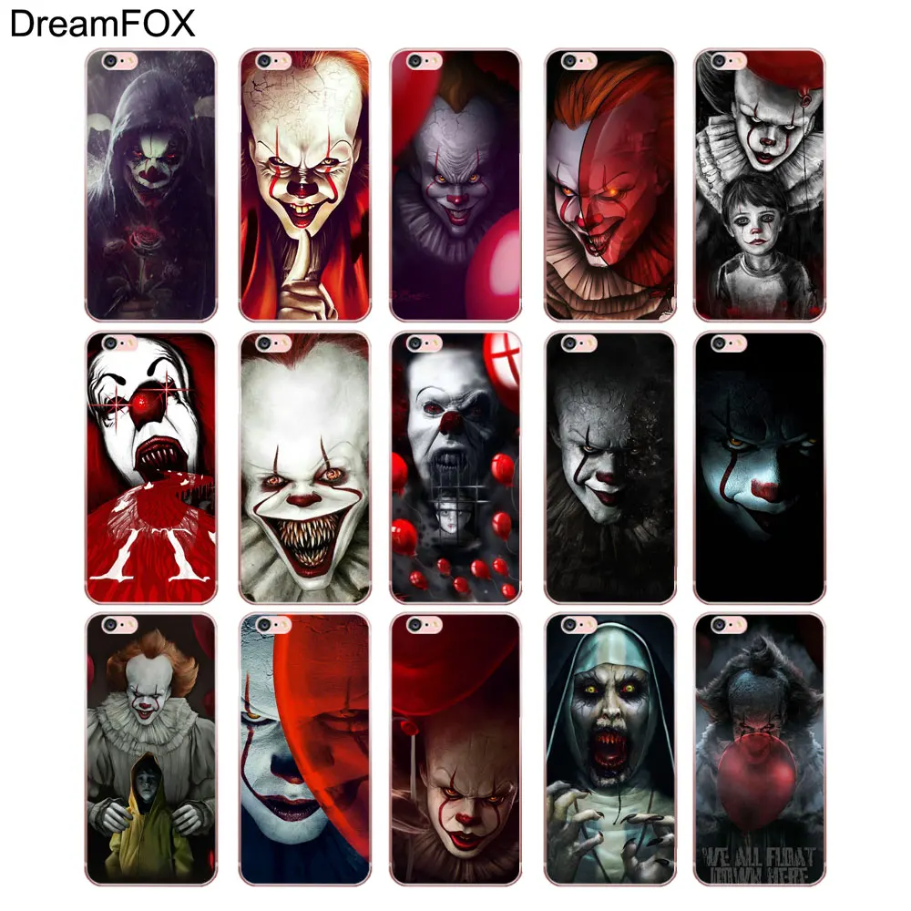 M124 Pennywise Clown Horror Soft TPU Silicone Case Cover For Apple iPhone 11 Pro X XR XS Max 8 7 6 6S Plus 5 5S SE 5C 4 4S |